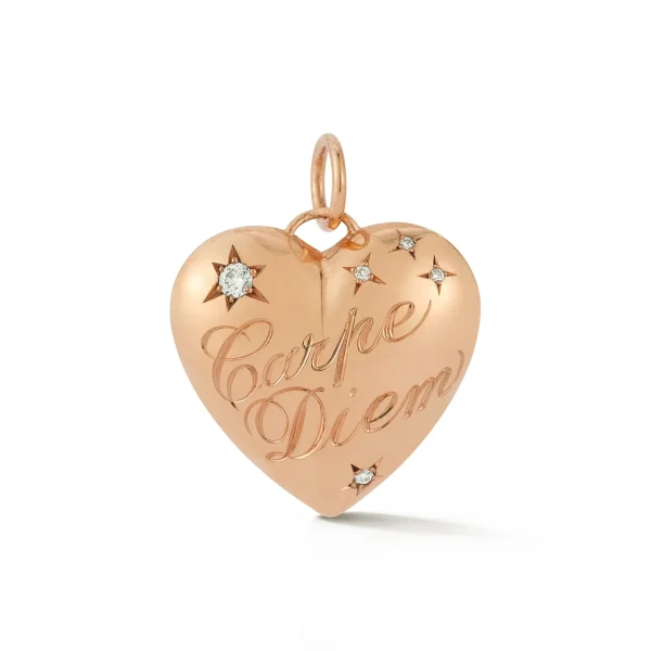 Love Notes Carpe Diem Heart Pendant