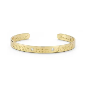 Love Notes Desole Non Desole Diamond Cuff