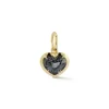 Love Notes Grey Spinel Heart Charm