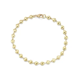 Love Notes Heart Bracelet