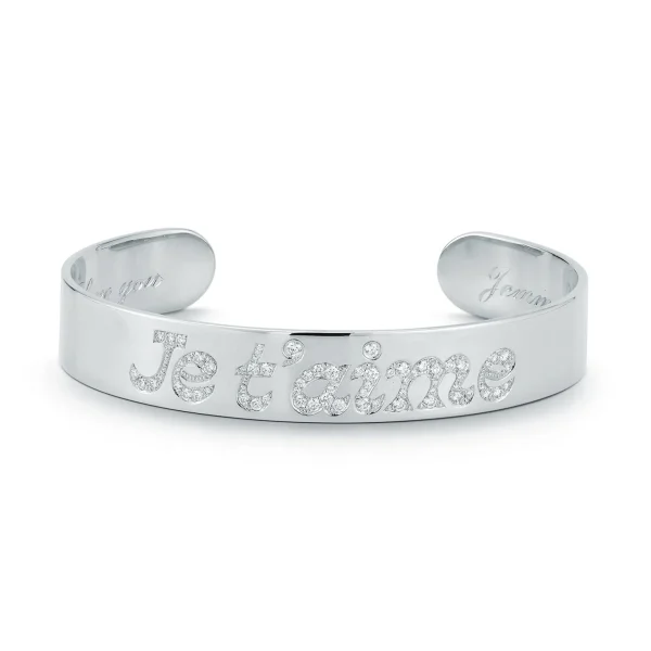 Love Notes Je t'aime Diamond Cuff