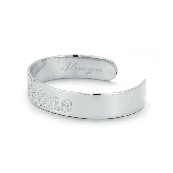 Love Notes Je t'aime Diamond Cuff