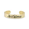 Love Notes Je t'aime Enamel Cuff