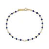 Love Notes Lapis and Diamond Sentiment Bracelet