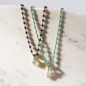 Love Notes Lapis Sentiment Necklace