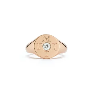 Love Notes Moi et Toi Diamond Pinky Signet Ring