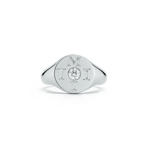 Love Notes Moi et Toi Diamond Pinky Signet Ring