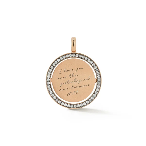 Love Notes Pave Diamond Love Pendant