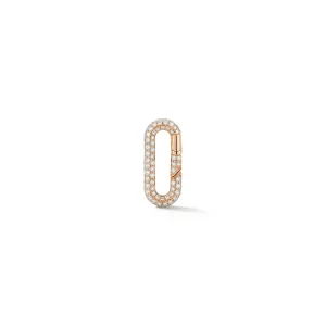 Love Notes Pave Diamond Oval Extender Link