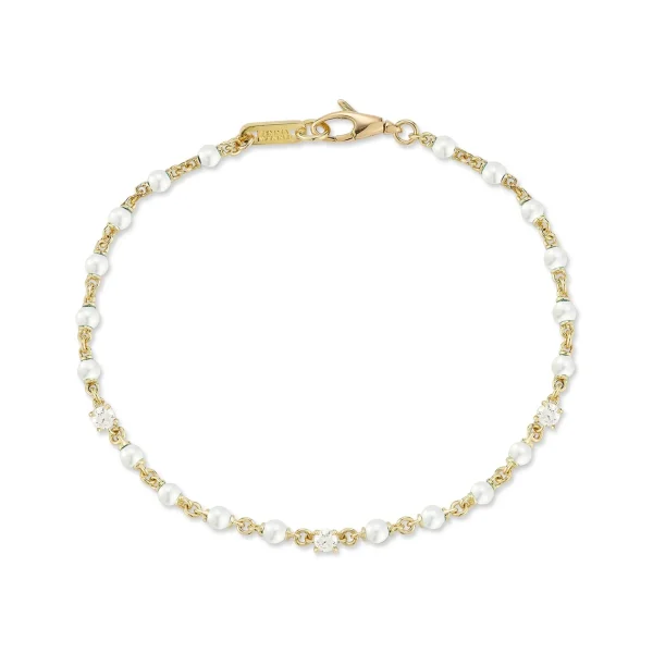 Love Notes Pearl and Diamond Sentiment Bracelet