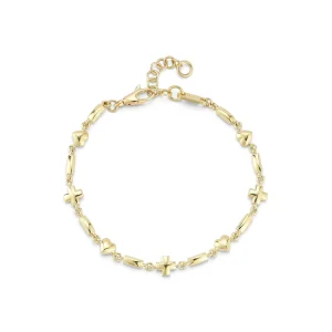 Love Notes Qu'hier Que Demain Gold Bracelet