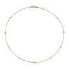 Love Notes Qu'hier Que Demain Pave Diamond by the Yard Necklace