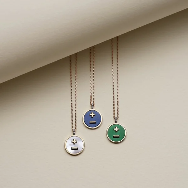 Love Notes Qu'hier Que Demain Malachite Pendant Necklace