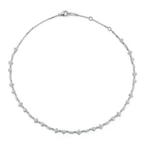 Love Notes Qu'hier Que Demain Pave Diamond Necklace