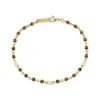 Love Notes Tigers Eye and Diamond Sentiment Bracelet