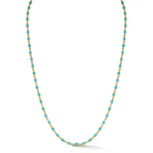 Love Notes Turquoise Sentiment Necklace