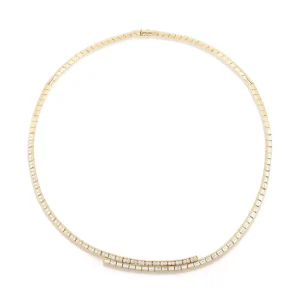 Modern Deco Diamond Choker