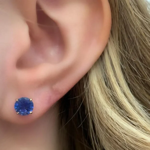 Prive Blue Sapphire Studs