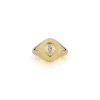 Prive Diamond Pear Signet Ring