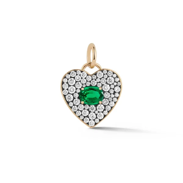 Prive Emerald Heart Pendant