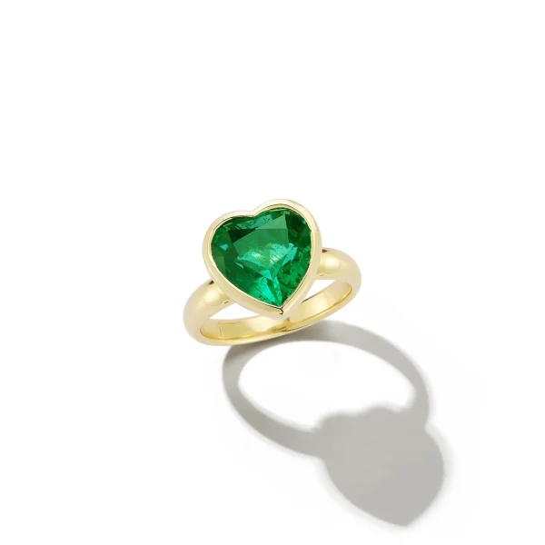 Prive Emerald Heart Ring