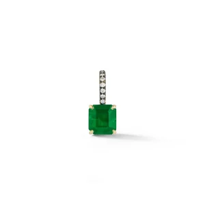 Prive Emerald Radiant and Diamond Charm