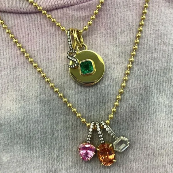 Prive Emerald Radiant Pendant