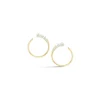 Prive Graduated Diamond Hoops