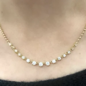 Prive Graduated Diamond Necklace