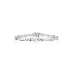 Prive Luxe Diamond Baguette Tennis Bracelet