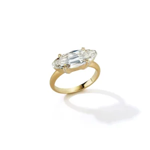 Prive Luxe Diamond Moval Solitaire Ring