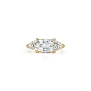 Prive Luxe Diamond Moval Solitaire Ring