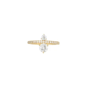 Prive Luxe Double Diamond Ring