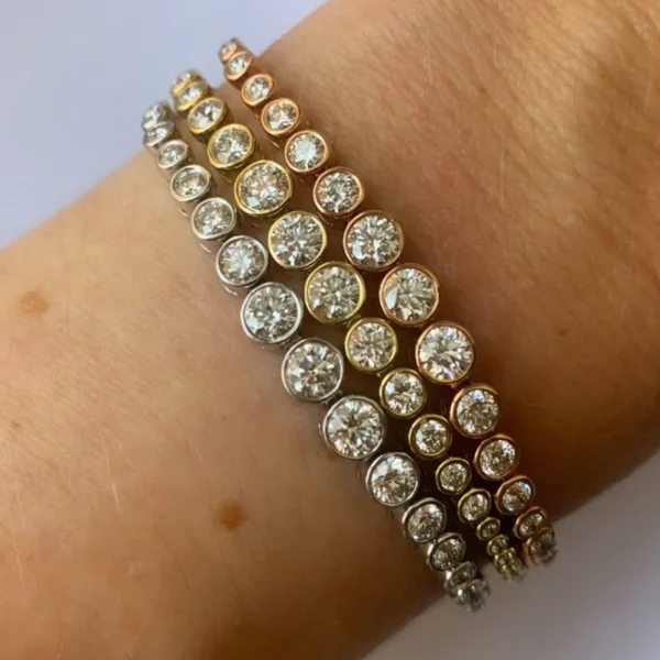 Prive Luxe Large Diamond Tennis Bracelet