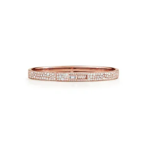 Prive Luxe Thin Pave Diamond Cuff