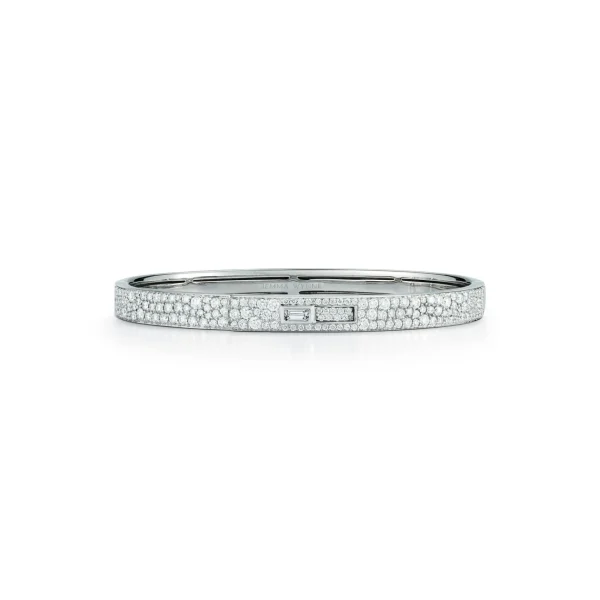 Prive Luxe Thin Pave Diamond Cuff