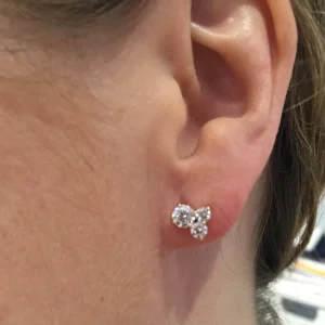 Prive Petite Diamond Cluster Studs