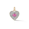 Prive Pink Sapphire Heart Pendant