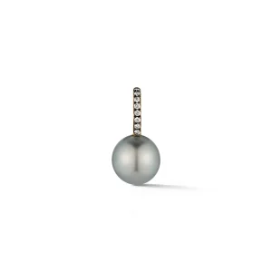 Prive Tahitian Pearl and Diamond Charm