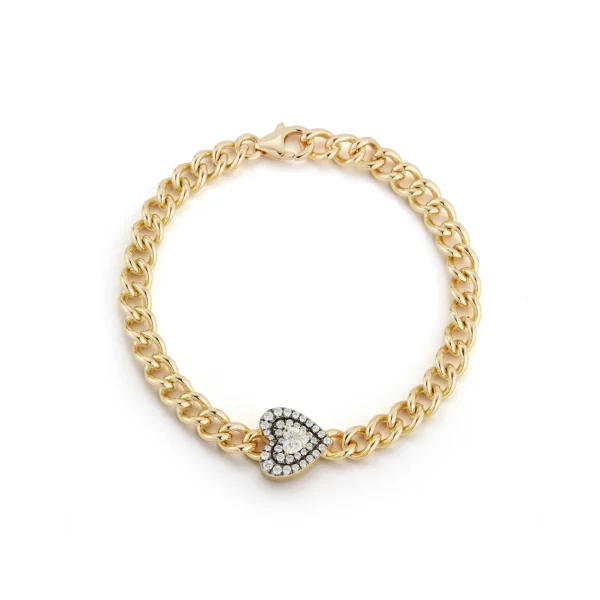 Toujours Diamond Heart Bracelet