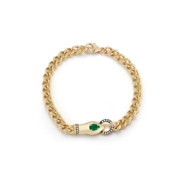 Toujours Diamond Snake Bracelet