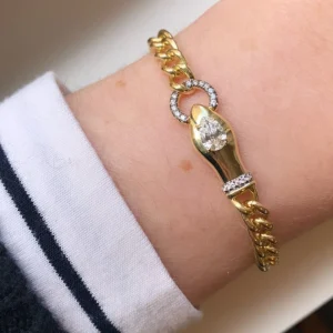 Toujours Diamond Snake Bracelet