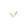 Toujours Large Triple Champagne Diamond Studs