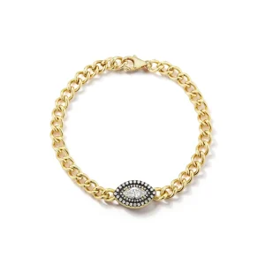 Toujours Marquis Diamond Link Bracelet