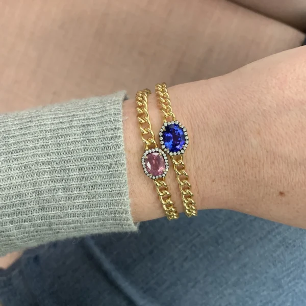 Toujours Tanzanite and Diamond Bracelet