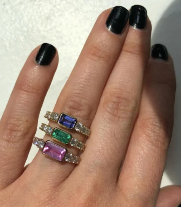 Toujours Tanzanite and Diamond Ring